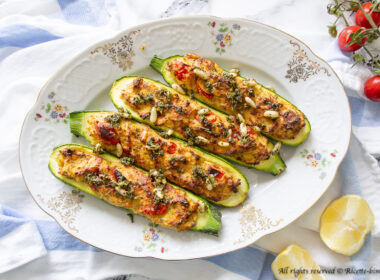 Zucchine ripiene con salsa di pinoli Bimby