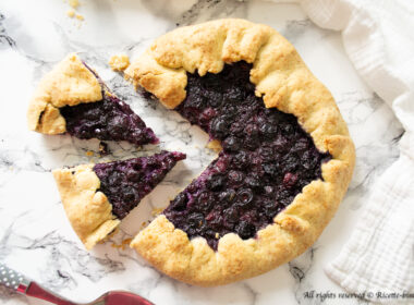 Galette ai mirtilli Bimby