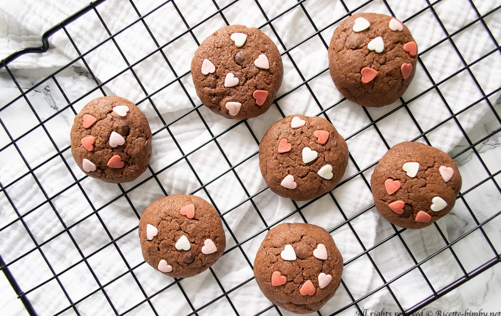 Biscotti al cioccolato di San Valentino Bimby