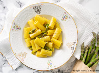 Pasta agli asparagi e zafferano Bimby
