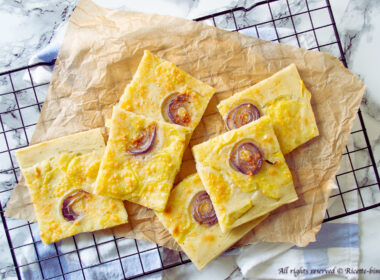 Schiacciata di patate e cipolle Bimby