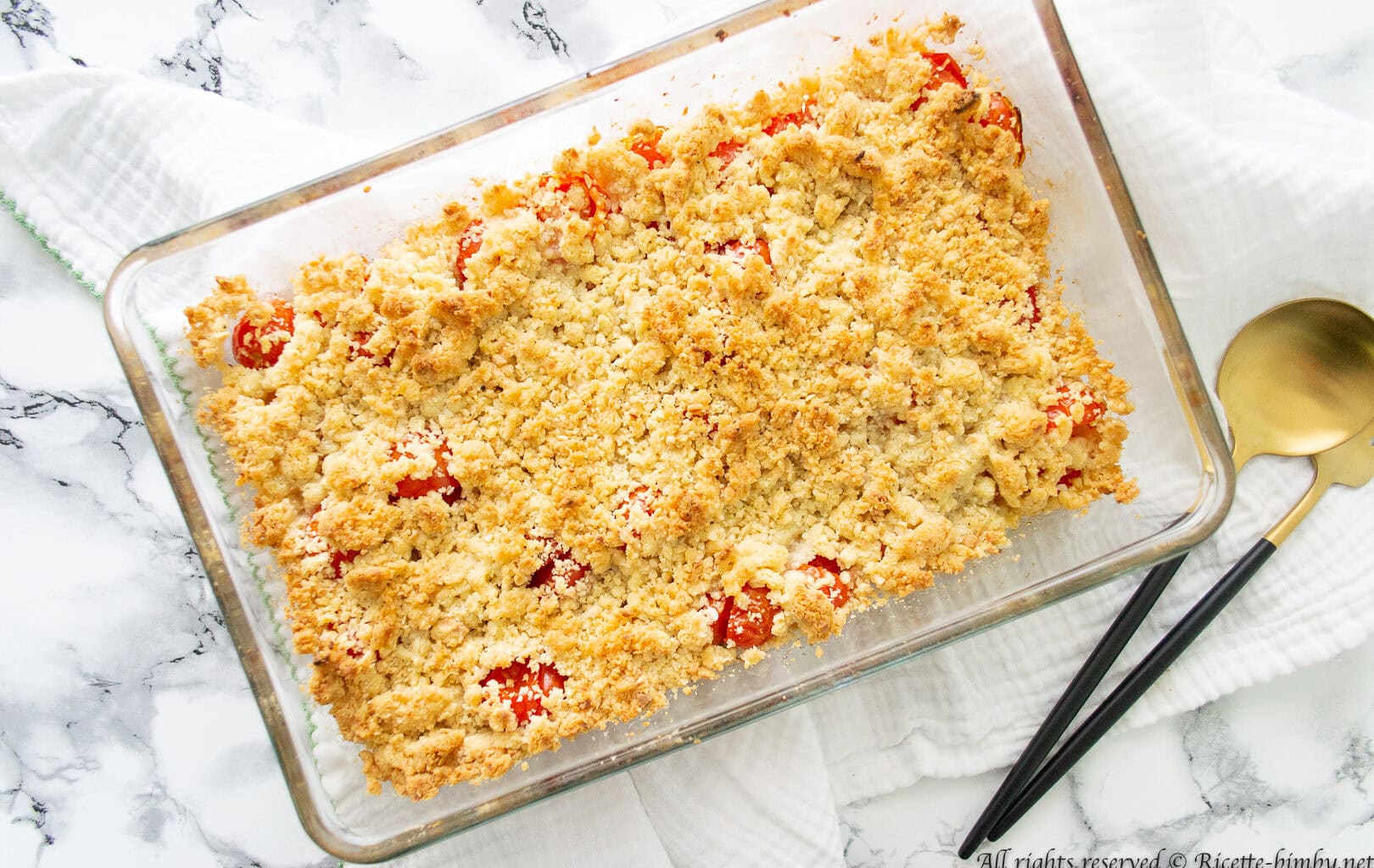 Crumble di pomodori Bimby